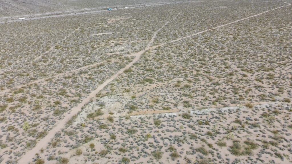 Telegraph Mine – looking NE along surface mineralization to Hill 3