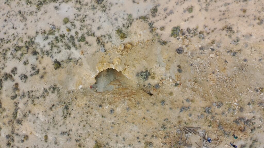 Telegraph Mine – overhead view of Hill 1