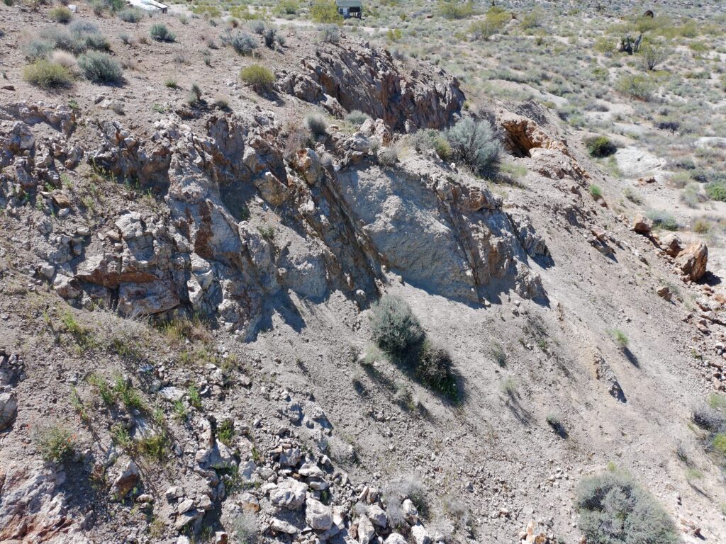 View of SW side of Hill 1 looking south